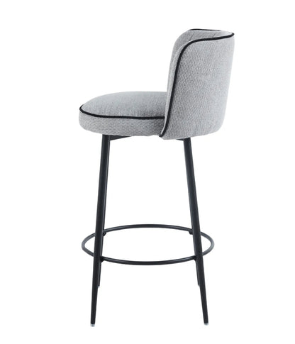 Tabouret de bar - ELFI - gris