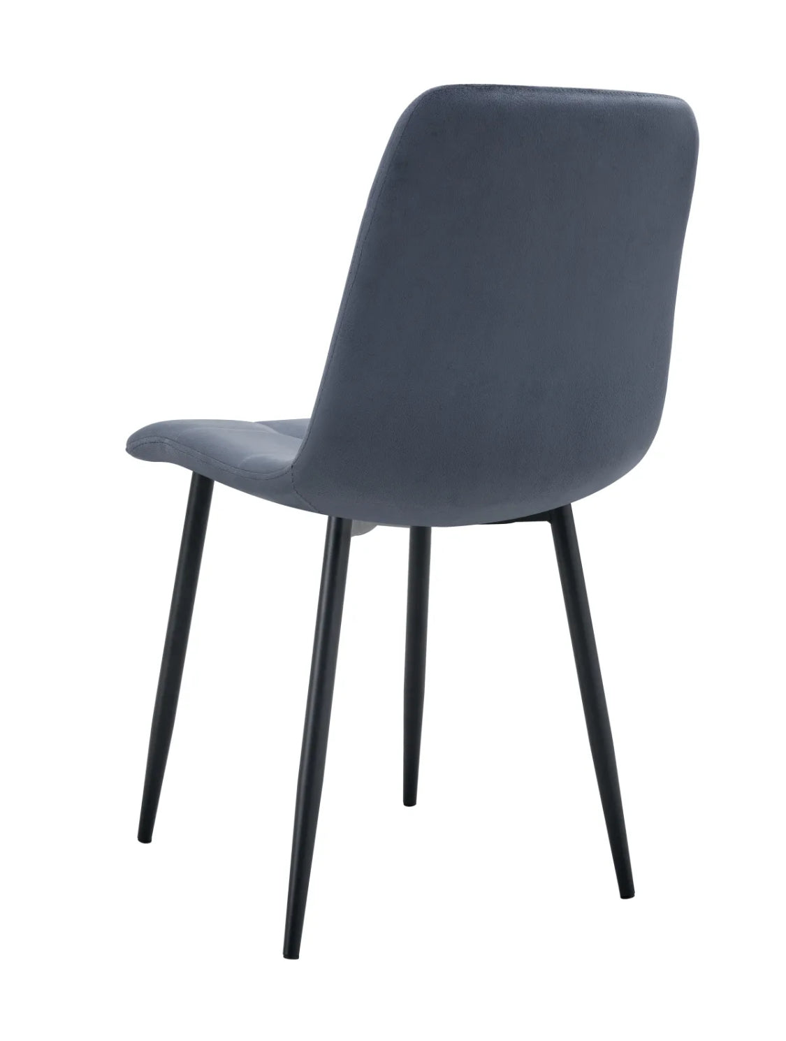 Chaise - ELSA - velours anthracite