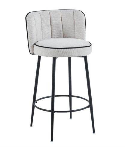 Tabouret de bar - ELFI - blanc