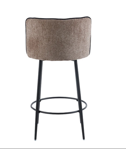 Tabouret de bar - ELFI - taupe