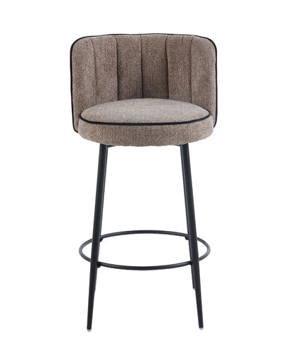 Tabouret de bar - ELFI - taupe