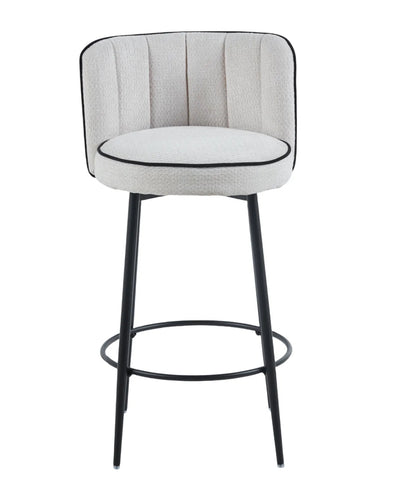 Tabouret de bar - ELFI - blanc