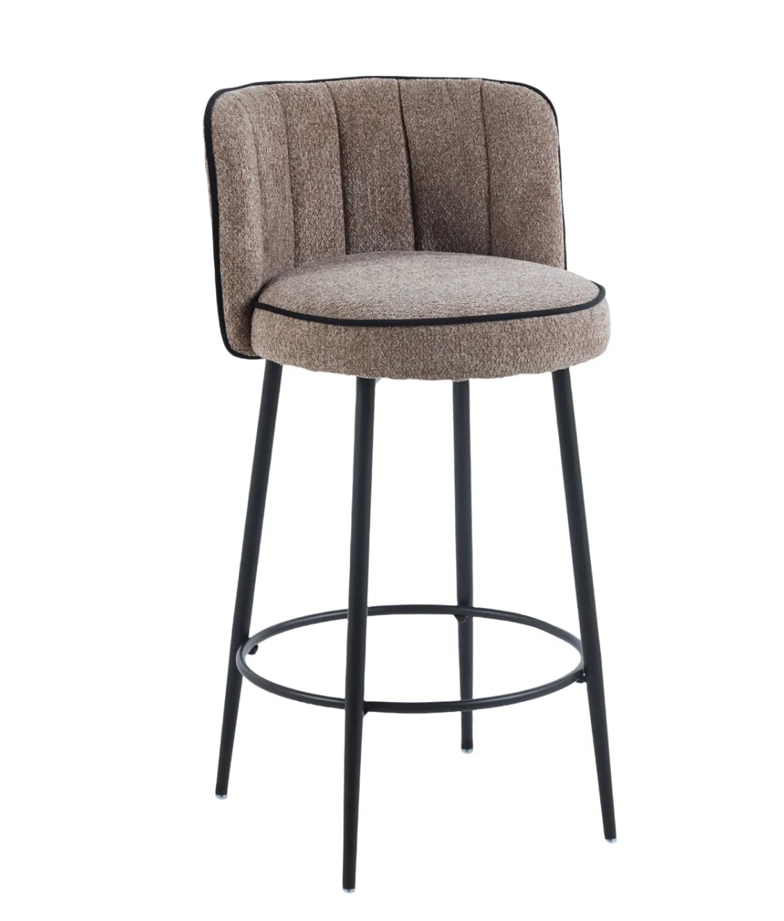 Tabouret de bar - ELFI - taupe